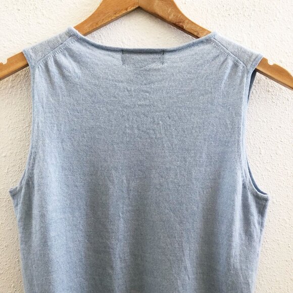 BROOKS & BROTHERS Sleeveless 100% Merino Wool Knit Top Size Small - Picture 3 of 8